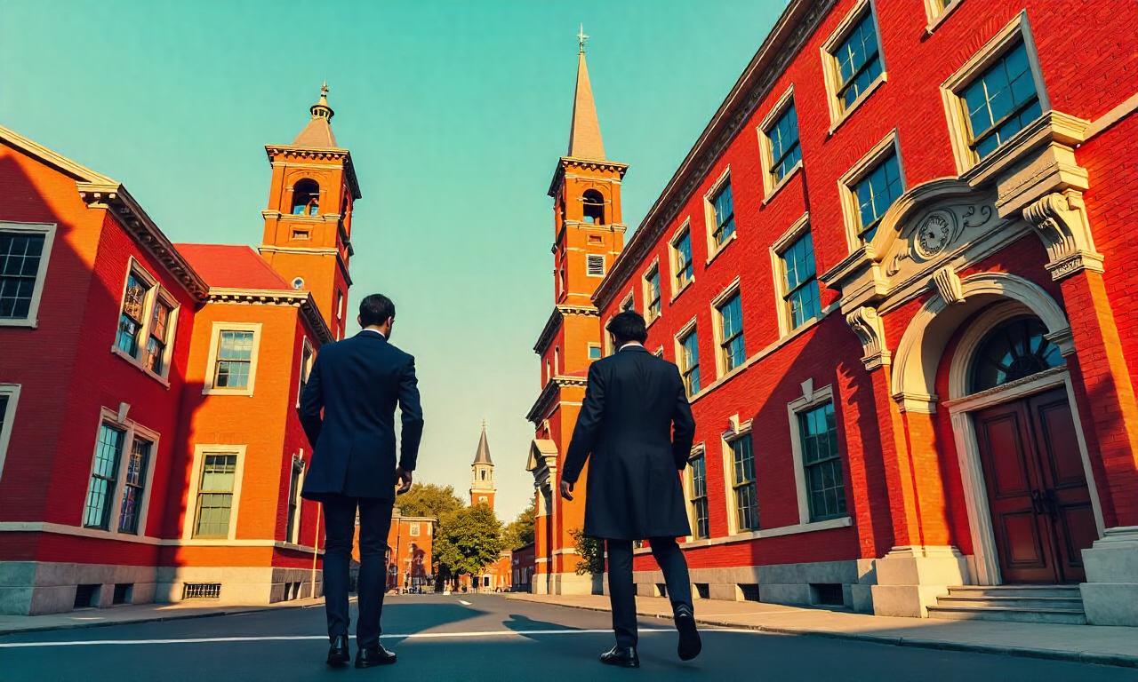Peter Greene and Abraham Quintanilla at Brown University