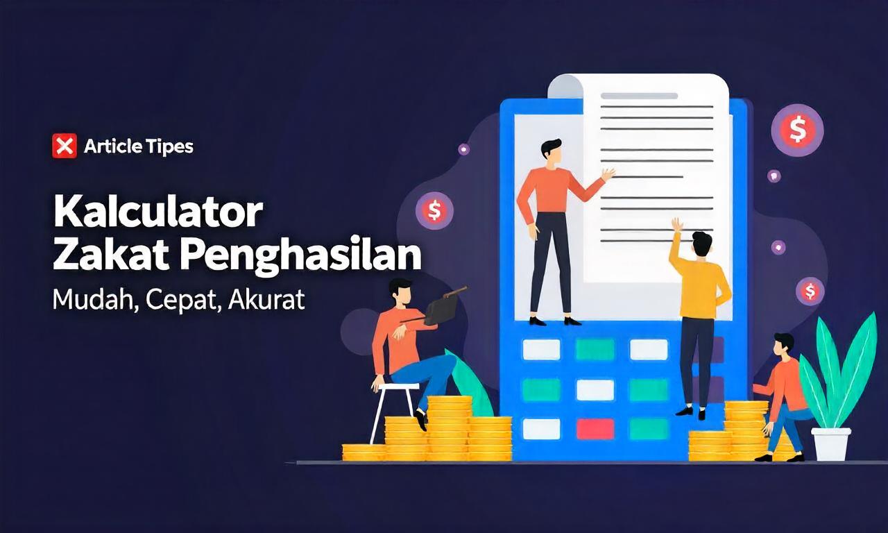 Kalkulator Zakat Penghasilan - Mudah, Cepat, Akurat