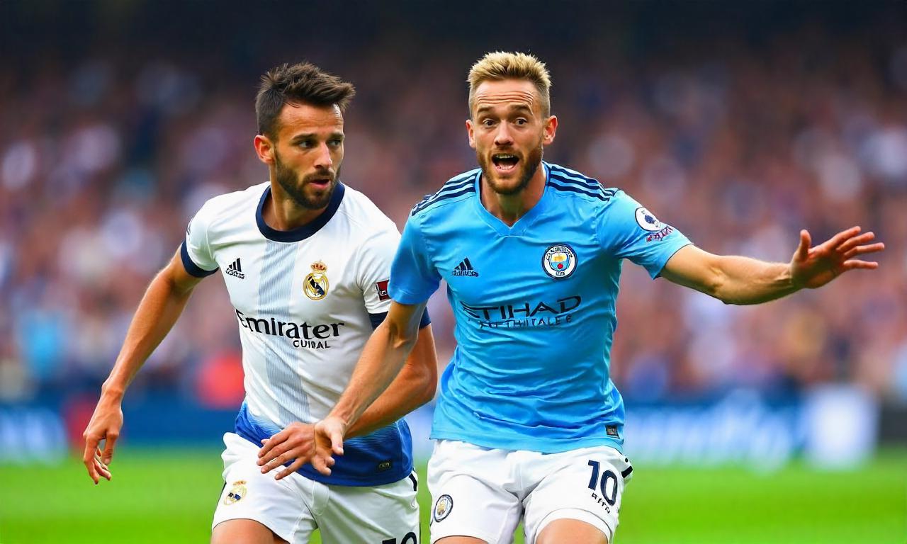 Andy Dick and Sherrone Moore: Real Madrid vs Manchester City Match