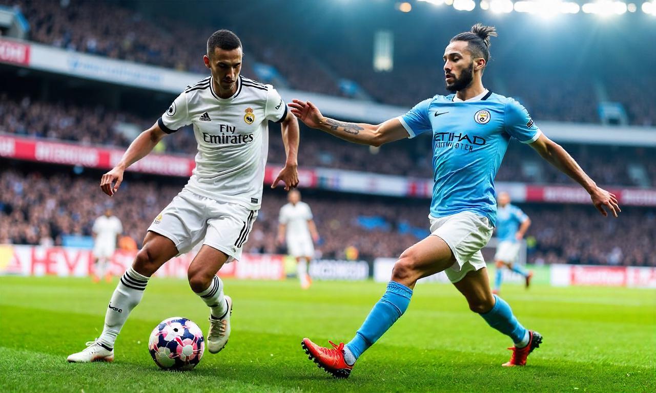 Andy Dick and Sherrone Moore: Real Madrid vs Manchester City Match
